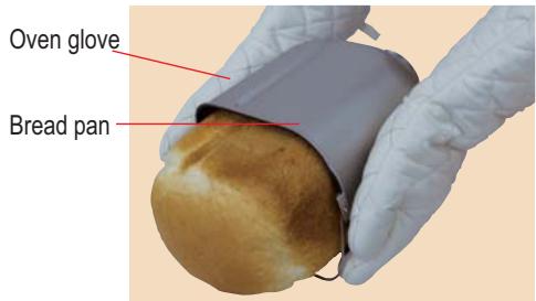 PANASONIC SD-ZB2502BXA - Remove the bread immediately, - 1