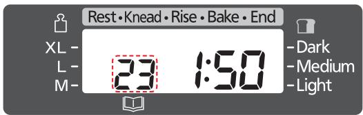 Rest • Knead • Rise • Bake • End XL - L - M - 23 1:50 -Dark -Medium -Light