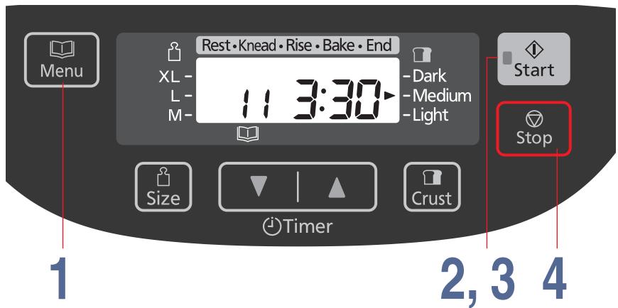 PANASONIC SD-ZB2502BXA - Brioches bakken - 1