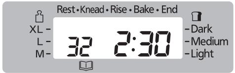 PANASONIC SD-2511 - Réglez le temps de cuisson - 2