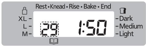 Rest • Knead • Rise • Bake • End XL - L - M- 29 1:50 Dark Medium Light