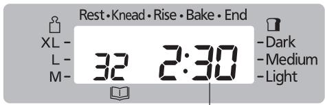 Rest•Knead•Rise•Bake•End XL- L- M- 32 2:30 -Dark -Medium -Light