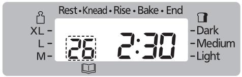 Rest • Knead • Rise • Bake • End XL - L - M- 26 2:30 Dark Medium Light
