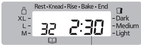 Rest • Knead • Rise • Bake • End XL - L - M- 32 2:30 -Dark -Medium -Light