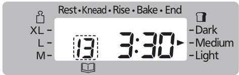 Rest • Knead • Rise • Bake • End XL - L - M- 13 3:30 -Dark -Medium -Light