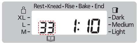 Rest • Knead • Rise • Bake • End XL - L - M- 33 1:10 Dark Medium Light