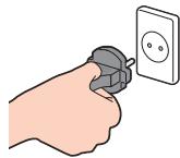 PANASONIC SD-ZB2512 - Stecken Sie den Stecker des Brotbackautomaten in eine 230 V Steckdose - 1