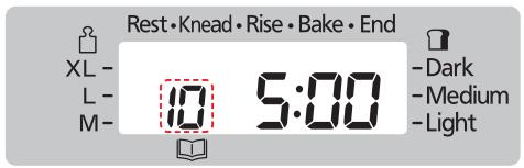 Rest • Knead • Rise • Bake • End XL - L - M- 10 5:00 -Dark -Medium -Light