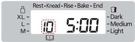 Rest • Knead • Rise • Bake • End XL - L - M- 10 5:00 -Dark -Medium -Light