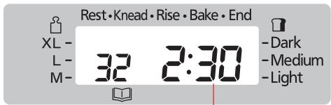Rest•Knead•Rise•Bake•End XL- L- M- 32 2:30 -Dark -Medium -Light