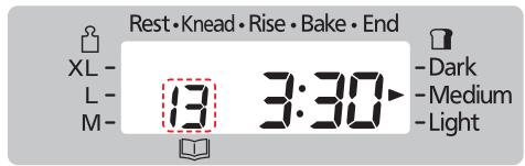 Rest • Knead • Rise • Bake • End XL - L - M- 13 3:30 Dark Medium Light