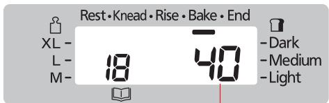 Rest•Knead•Rise•Bake•End XL- L- M- 18 40 Dark Medium Light