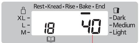 Rest•Knead•Rise•Bake•End XL- L- M- 18 40 Dark Medium Light