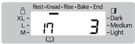 Rest·Knead·Rise·Bake·End XL- L- M- 17 3 Dark Medium Light