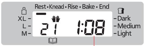 Rest • Knead • Rise • Bake • End XL - L - M- 21 1:08 - Dark - Medium - Light