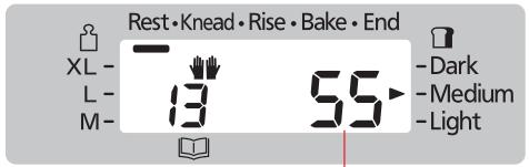 Rest·Knead·Rise·Bake·End XL- L- M- 13 55 Dark Medium Light