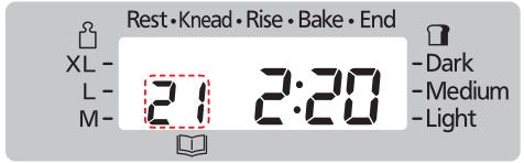 Rest • Knead • Rise • Bake • End XL - L - M- 21 2:20 Dark Medium Light