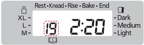Rest • Knead • Rise • Bake • End XL - L - M- 19 2:20 Dark Medium Light