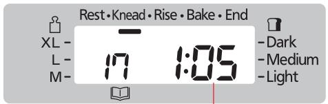 Rest • Knead • Rise • Bake • End XL - L- M- 17 1:05 Dark Medium Light