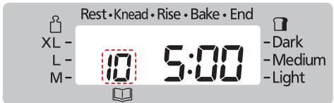 Rest • Knead • Rise • Bake • End XL - L - M- 10 5:00 -Dark -Medium -Light