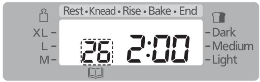 PANASONIC SD 2500 WXE - Selecteer menu '26' (SD-2500: '24') - 2