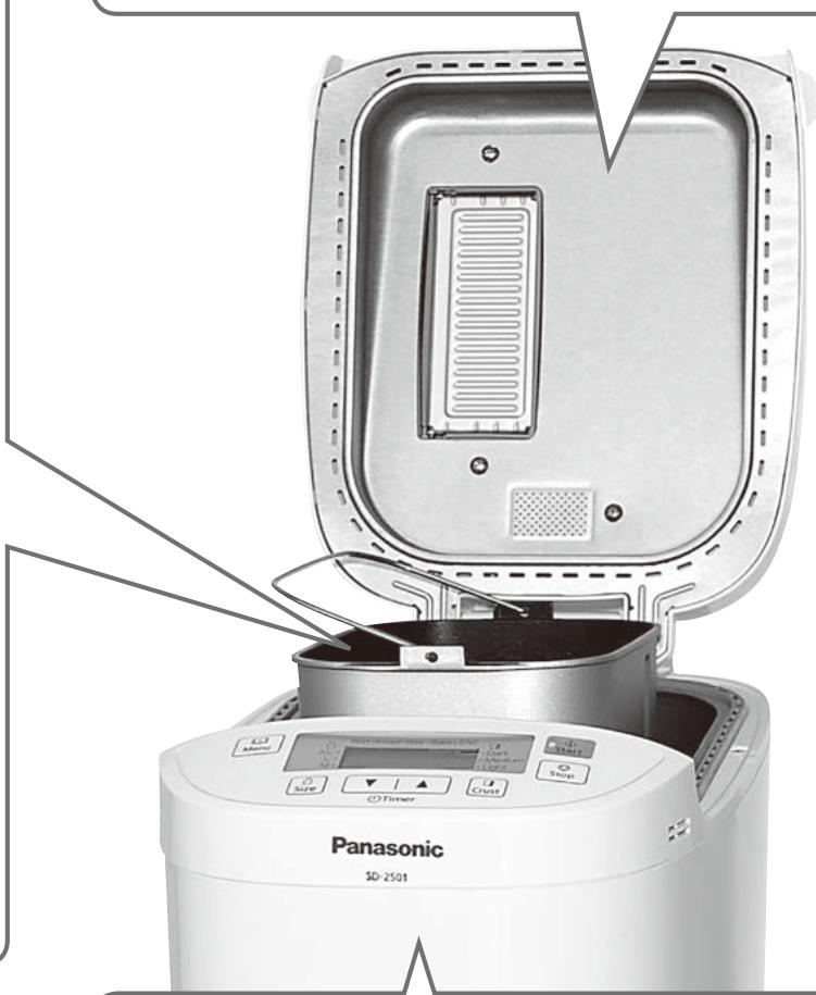 PANASONIC SD 2500 WXE - Dampfabzugsöffnung - 1