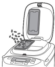 PANASONIC SD 2500 WXE - Droge ingrediënten, onoplosbare ingrediënten - 1
