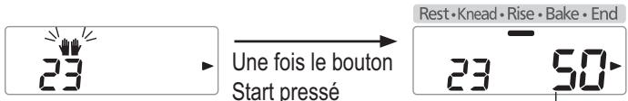 PANASONIC SD 2500 WXE - Ajouter le beurre supplémentaire quand le signal sonore retentit puis appuyez de nouveau sur le 'Start' (Marche) - 1