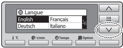 PANASONIC NA-140VZ4 - Réglage de la langue d'affichage - 4