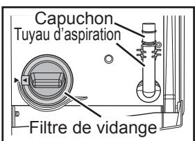 PANASONIC NA-140VZ4 - Nettoyage du filtre de vidange - 1