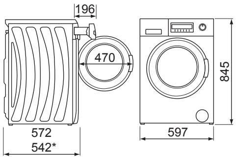 PANASONIC NA-147VB6WFR - Le bon endroit pour le lave- linge - 1