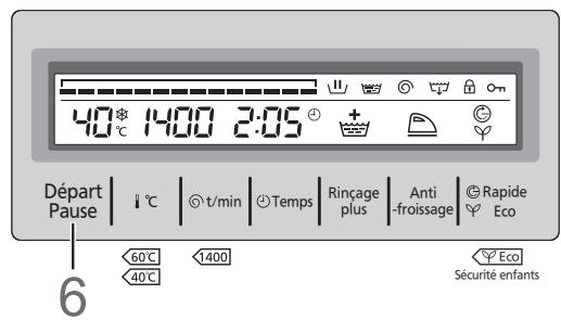 PANASONIC NA-147VB6WFR - Préparation du lavage - 1