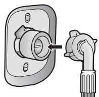 PANASONIC NA-147VC6WGN - Raccordement du tuyau d'alimentation en eau - 1