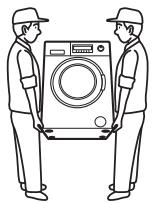 PANASONIC NA-147VC6WGN - Transport du lave-linge - 1