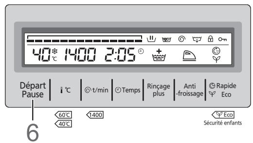 PANASONIC NA-148VB6WFR - Préparation du lavage - 1