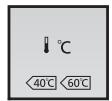 PANASONIC NA-168XR1 - Modification de la température 1°C - 1