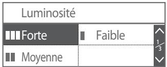 PANASONIC NA-168ZS1 - Réglage de la luminosité de l'écran Luminosite - 6