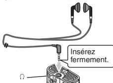 Insérez fermement.