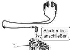 Stecker fest anschließen.