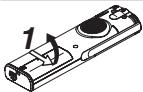 PANASONIC RR-U950 - Wkładanie akumulatora - 1