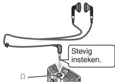 Stevig insteken.