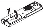 PANASONIC RR-U950 - Introduzir a pilha recarregável - 1