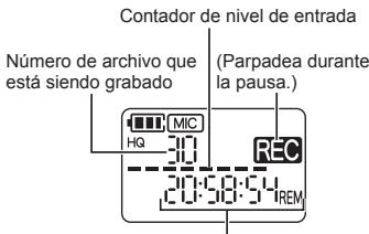 PANASONIC RR-US300 - Pulse [● REC]. (Comienza la grabación.) - 1