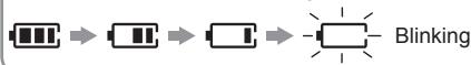 PANASONIC RR-US300 - Inserting a battery - 3
