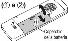 PANASONIC RR-US300 - Inserimento della batteria - 1