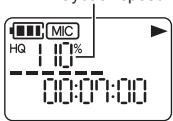 PANASONIC RR-US300 - Changing the playback speed - 1