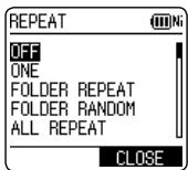 PANASONIC RR-XS400 - Repeat play (REPEAT) - 1
