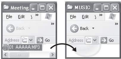 PANASONIC RR-XS400 - Transferring music files to this unit from the computer - 1