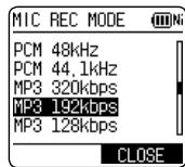 PANASONIC RR-XS400 - Selecting recording mode - 2