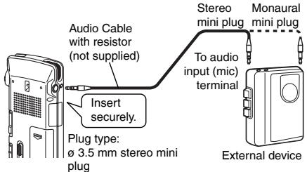 PANASONIC RR-XS400 - Copying to other devices - 1